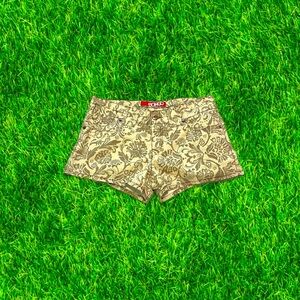 vtg y2k BONGO low rise paisley print shorts